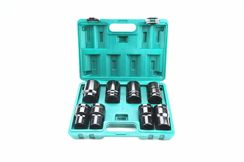 8-teiliges Elektrophorese-Quadrat-Box-Lmpact-Steckschlüsselset